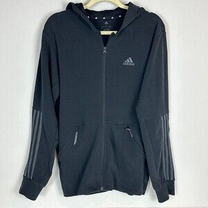 Adidas Aeroready Black Full Zip Hoodie S